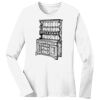 1-DAY RUSH NO MINIMUM Ladies Long Sleeve Crew Neck T-Shirt Thumbnail