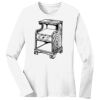 1-DAY RUSH NO MINIMUM Ladies Long Sleeve Crew Neck T-Shirt Thumbnail