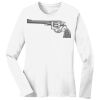 1-DAY RUSH NO MINIMUM Ladies Long Sleeve Crew Neck T-Shirt Thumbnail