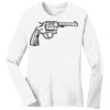 1-DAY RUSH NO MINIMUM Ladies Long Sleeve Crew Neck T-Shirt Thumbnail