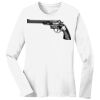 1-DAY RUSH NO MINIMUM Ladies Long Sleeve Crew Neck T-Shirt Thumbnail