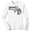 1-DAY RUSH NO MINIMUM Ladies Long Sleeve Crew Neck T-Shirt Thumbnail