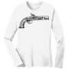 1-DAY RUSH NO MINIMUM Ladies Long Sleeve Crew Neck T-Shirt Thumbnail