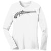 1-DAY RUSH NO MINIMUM Ladies Long Sleeve Crew Neck T-Shirt Thumbnail