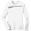1-DAY RUSH NO MINIMUM Ladies Long Sleeve Crew Neck T-Shirt Thumbnail