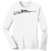 1-DAY RUSH NO MINIMUM Ladies Long Sleeve Crew Neck T-Shirt Thumbnail