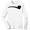 1-DAY RUSH NO MINIMUM Ladies Long Sleeve Crew Neck T-Shirt Thumbnail