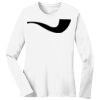 1-DAY RUSH NO MINIMUM Ladies Long Sleeve Crew Neck T-Shirt Thumbnail