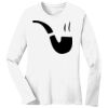 1-DAY RUSH NO MINIMUM Ladies Long Sleeve Crew Neck T-Shirt Thumbnail