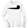 1-DAY RUSH NO MINIMUM Ladies Long Sleeve Crew Neck T-Shirt Thumbnail