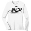 1-DAY RUSH NO MINIMUM Ladies Long Sleeve Crew Neck T-Shirt Thumbnail