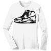 1-DAY RUSH NO MINIMUM Ladies Long Sleeve Crew Neck T-Shirt Thumbnail