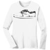 1-DAY RUSH NO MINIMUM Ladies Long Sleeve Crew Neck T-Shirt Thumbnail
