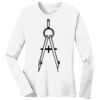 1-DAY RUSH NO MINIMUM Ladies Long Sleeve Crew Neck T-Shirt Thumbnail