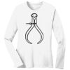 1-DAY RUSH NO MINIMUM Ladies Long Sleeve Crew Neck T-Shirt Thumbnail