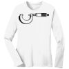 1-DAY RUSH NO MINIMUM Ladies Long Sleeve Crew Neck T-Shirt Thumbnail