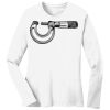 1-DAY RUSH NO MINIMUM Ladies Long Sleeve Crew Neck T-Shirt Thumbnail