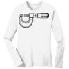 1-DAY RUSH NO MINIMUM Ladies Long Sleeve Crew Neck T-Shirt Thumbnail