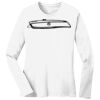 1-DAY RUSH NO MINIMUM Ladies Long Sleeve Crew Neck T-Shirt Thumbnail