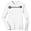 1-DAY RUSH NO MINIMUM Ladies Long Sleeve Crew Neck T-Shirt Thumbnail