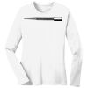1-DAY RUSH NO MINIMUM Ladies Long Sleeve Crew Neck T-Shirt Thumbnail
