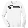 1-DAY RUSH NO MINIMUM Ladies Long Sleeve Crew Neck T-Shirt Thumbnail