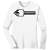 1-DAY RUSH NO MINIMUM Ladies Long Sleeve Crew Neck T-Shirt Thumbnail