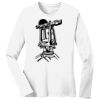 1-DAY RUSH NO MINIMUM Ladies Long Sleeve Crew Neck T-Shirt Thumbnail