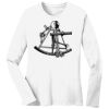 1-DAY RUSH NO MINIMUM Ladies Long Sleeve Crew Neck T-Shirt Thumbnail