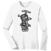 1-DAY RUSH NO MINIMUM Ladies Long Sleeve Crew Neck T-Shirt Thumbnail