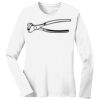 1-DAY RUSH NO MINIMUM Ladies Long Sleeve Crew Neck T-Shirt Thumbnail