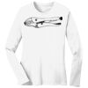 1-DAY RUSH NO MINIMUM Ladies Long Sleeve Crew Neck T-Shirt Thumbnail
