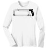 1-DAY RUSH NO MINIMUM Ladies Long Sleeve Crew Neck T-Shirt Thumbnail