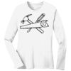 1-DAY RUSH NO MINIMUM Ladies Long Sleeve Crew Neck T-Shirt Thumbnail