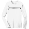 1-DAY RUSH NO MINIMUM Ladies Long Sleeve Crew Neck T-Shirt Thumbnail
