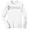 1-DAY RUSH NO MINIMUM Ladies Long Sleeve Crew Neck T-Shirt Thumbnail