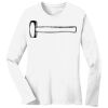 1-DAY RUSH NO MINIMUM Ladies Long Sleeve Crew Neck T-Shirt Thumbnail