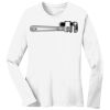 1-DAY RUSH NO MINIMUM Ladies Long Sleeve Crew Neck T-Shirt Thumbnail