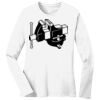 1-DAY RUSH NO MINIMUM Ladies Long Sleeve Crew Neck T-Shirt Thumbnail