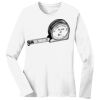 1-DAY RUSH NO MINIMUM Ladies Long Sleeve Crew Neck T-Shirt Thumbnail