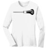 1-DAY RUSH NO MINIMUM Ladies Long Sleeve Crew Neck T-Shirt Thumbnail