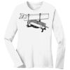 1-DAY RUSH NO MINIMUM Ladies Long Sleeve Crew Neck T-Shirt Thumbnail
