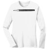 1-DAY RUSH NO MINIMUM Ladies Long Sleeve Crew Neck T-Shirt Thumbnail