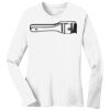 1-DAY RUSH NO MINIMUM Ladies Long Sleeve Crew Neck T-Shirt Thumbnail