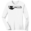 1-DAY RUSH NO MINIMUM Ladies Long Sleeve Crew Neck T-Shirt Thumbnail
