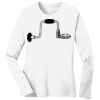 1-DAY RUSH NO MINIMUM Ladies Long Sleeve Crew Neck T-Shirt Thumbnail