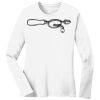 1-DAY RUSH NO MINIMUM Ladies Long Sleeve Crew Neck T-Shirt Thumbnail