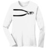 1-DAY RUSH NO MINIMUM Ladies Long Sleeve Crew Neck T-Shirt Thumbnail