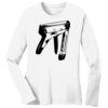 1-DAY RUSH NO MINIMUM Ladies Long Sleeve Crew Neck T-Shirt Thumbnail