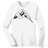 1-DAY RUSH NO MINIMUM Ladies Long Sleeve Crew Neck T-Shirt Thumbnail